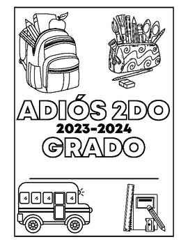 Preview of End of The Year Student Booklet _ Spanish_2nd Grade