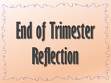 End of Trimester Goal Reflection