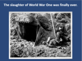 End of WW1 & Versailles Treaty PPTX (54 SLIDES) & 18 Quest
