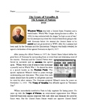 End of WWI: Treaty of Versailles & League of Nations