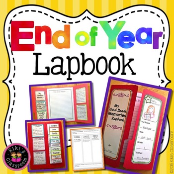 Preview of End of the Year Activities Lapbook