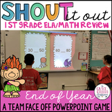 End of Year 1st Grade ELA and Math Review (PowerPoint Game)