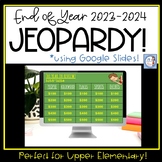 End of Year 2024 Interactive Trivia Jeopardy Game (3rd-6th