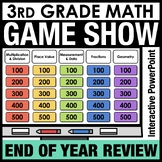End of Year 3rd Grade Math Test Prep Spiral Review Game Sh