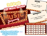 End of Year 3rd Grade Music Game | Jeopardy Style Review G