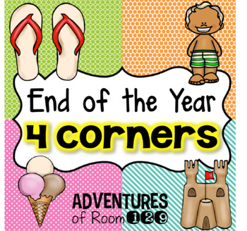 Preview of End of Year 4 Corner Game - Editable -