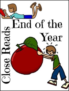 Preview of End of Year Lesson 5 Day Close Read CCSS Aligned