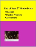 End of Year 8th Grade Math