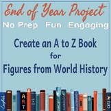 End of Year - A to Z Historical Figures Book, Research, Or