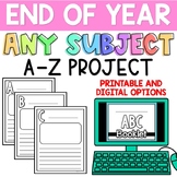 End of Year Project | ABC Book | Printable & Digital