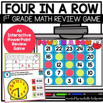 Preview of End of Year Activities 1st Grade Math Review Game Back to School 2nd Grade