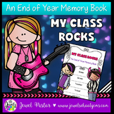 Rock Star Theme End of Year Memory Book