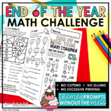 End of Year Activities 4th Grade Math Challenge Test Prep