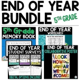 End of Year Activities | 5th Grade | Memory Book, Collabor