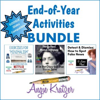 Preview of End-of-Year English Activities BUNDLE | Netflix | Titanic | Media Literacy