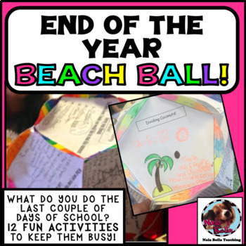 Preview of End of Year Activities:  Beach Ball Project