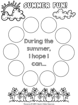 end of the year activities kindergarten by jasons online classroom