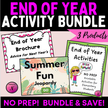 Preview of End of Year Activities Bundle