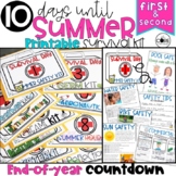 End of Year Activities - Countdown to Summer 10 Day Lesson