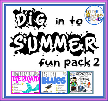 Preview of End of Year Activities DIG INTO SUMMER vol2 Last Day of School Digital Resources