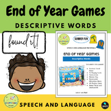 End of Year Activities - Descriptive Word Games - Summer F