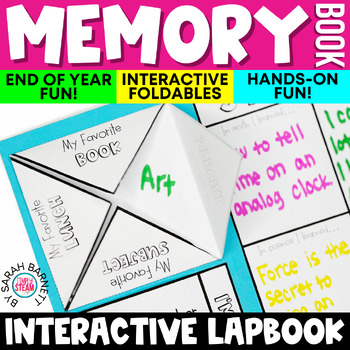 Preview of End of Year Activities Memory Book & Lapbook