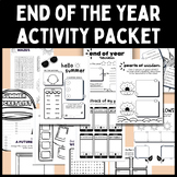 End of Year Activities Packet High + Middle School Early F