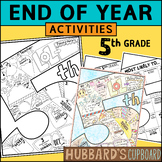 5th Grade End of Year Activity Craft No Prep Memory Book L
