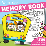 End of Year Activities - School Memory Book
