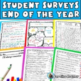 End of Year Student Survey Fun Activities Reflection SPED 