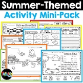 End of Year Activities Summer Coloring Pages Reading Compr