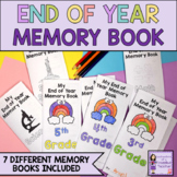 End of Year Memory Books: 3rd-5th Grade & Reading-SS Booklets