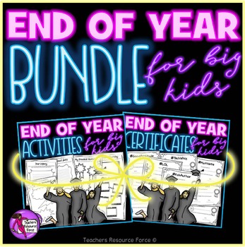 Preview of End of the Year: Activities and Awards bundle