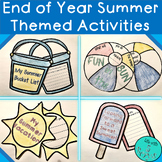 End of Year Summer Themed Writing Activities and Crafts  -