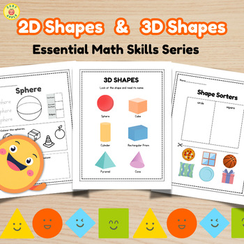 Preview of End of Year Activities and Review, 2D Shapes, 3D shapes, Geometry