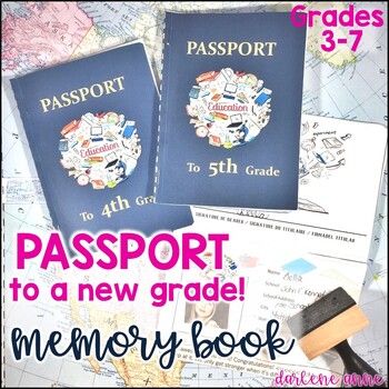 Preview of End of Year Activity - Memory Book for Middle School Students