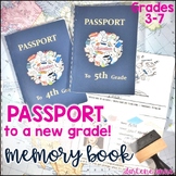 End of Year Activity - Memory Book for Middle School Students