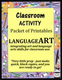 Printables LanguageART Activity Packet