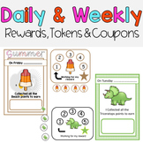 End of Year Activity - Summer  Rewards Boards, Tokens & Coupons
