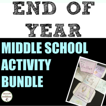 Preview of End of Year Activity bundle  6 activities that ROCK!