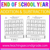 End of Year Addition and Subtraction Worksheets