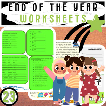 Preview of End-of-Year Adventure:Engaging Sentence Fix-It Worksheets for 1st to 5th graders