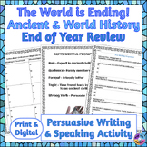 End of Year Ancient History & World History Review – Persu