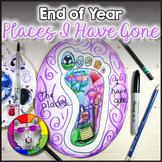 End of Year Art Lesson, Memories "Places I Have Gone" Art Project