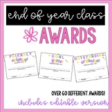 End of Year Award Superlatives (includes editable version)