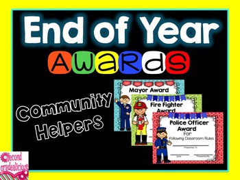 Preview of Community Helper End of the Year Awards