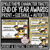 Emoji Theme Editable End of the Year Awards Superlative Cl