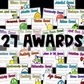 End of Year Awards by Classroom Creations by Catherine Coyle | TPT