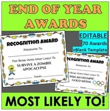 End of Year Awards - 70 Most Likely To Superlatives | Dist