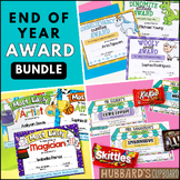 Editable End of Year Award Certificates - Candy - Animal P